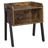 Table d'appoint VASAGLE brun rustique LET54X