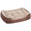 Feandrea Panier Pour Chien Avec Coussin Réversible, Marron / 65 X 55 X 20 Cm