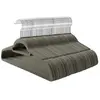 SONGMICS Cintre en velours antiglisse, Gris