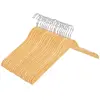 SONGMICS Cintre en bois avec accroches, Naturel