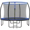 SONGMICS Trampoline extérieur avec échelle, Bleu / Ø 305 cm