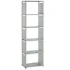 SONGMICS Étagère de rangement à 5 niveaux, Gris