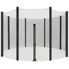 SONGMICS Filet de remplacement pour trampoline, Noir / Ø 244 cm