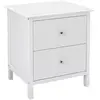 SONGMICS Table de chevet moderne, Blanc