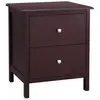 SONGMICS Table de chevet moderne, Marron
