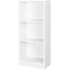 Nancy HomeStore Étagère de rangement à 3 niveaux, Blanc / 40 x 24 x93 cm