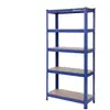 SONGMICS Étagère 150 x 75 x 30 cm bleu
