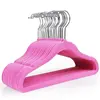 SONGMICS 20 Cintres en velours pivotant antiglisse, Rose