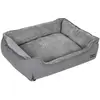Feandrea Panier Pour Chien En Tissu Peluche, Gris