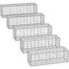 Gabions de pierre métallique galvanisé 100x30x30cm - SONGMICS