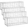 Gabions de pierre métallique galvanisé 100x30x30cm - SONGMICS