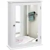 VASAGLE Meuble salle de bain miroir