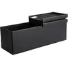 SONGMICS Coffre de rangement pliable, Noir
