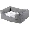 Feandrea Panier pour chien avec coussin rembourré, Gris Chiné