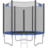 Trampoline extérieur diamètre 244cm équipement jardin str8ft songmics®