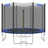 SONGMICS Trampoline Ø 305 cm avec filet, échelle, coussin de protection Charge max 150 kg STR10FT