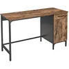 VASAGLE Bureau 130 cm industriel