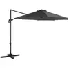 SONGMICS Parasol déporté de jardin, Gris