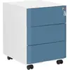 SONGMICS Caisson relief bleu canard