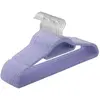 SONGMICS 20 Cintres en velours pivotant antiglisse, Violet