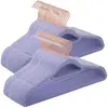 SONGMICS Cintres en velours antidérapant, Violet / 50