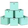SONGMICS Boîtes de rangement pliables, Vert / 6