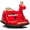 BALOVEBY Auto Tamponneuse pour Enfants 2-5 Ans Voiture Électrique Rota...
