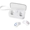 Ecouteurs Microphone stéréo Twins 5.0 pour Samsung S10 Bluetooth, Sans Fil - In-Ear - blanc