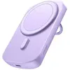 JOYROOM Powerbank sans fil 6 000 mAh avec chargeur inductif MagSafe 20 W, violet