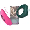 Magic Motion - Pack cockring et stimulateur clitoridien - Rose/Vert