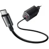 Usams Jc Series Cc266 65W Gan Chargeur rapide 2Xusb-C 1Xusb-A Noir
