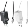 Usams Jc Series Cc266 65W Gan Chargeur rapide 2Xusb-C 1Xusb-A Blanc
