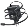 Chargeur mural USB-C USAMS GaN Power Delivery 30 W, noir