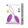 Pretty Love Rechargeable Vibrating Egg Joanna Striated 1ut