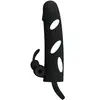 Pretty Love Manchon en silicone avec vibration 14cm 1pc