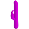 Vibromasseur Rabbit rotatif JULIAN Pretty Love 12 x 2.5 cm Violet 