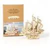 Puzzle 3D En Bois 82PCS Modèle de Océan - Puzzle de Voilier