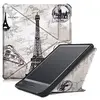 Etui à Rabat avec Support pour Kobo Libra H2O Liseuse eBook Tour Eiffe...