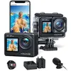 WOLFANG GA30001 Caméra Sport 4K 60FPS 24MP WiFi