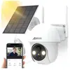 (2K Upgrade) ANRAN 3MP Caméra de surveillance sans fil Wifi extérieur...