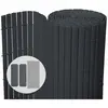 VOUNOT Canisse pvc brise vue ultra renforce avec attaches de fixation 80x300cm gris