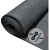 VOUNOT Brise vue occultant en HDPE 150g/m² 1.5x10m avec attaches de fixation anthracite