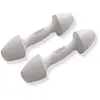 Kit 2 haltères fitness Fed 0,9 kg gris