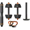 Kit haltère + barre + kettlebell Xiaomi Fed 40 kg - black/orange - TU