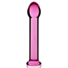 Gode en verre ROMANCE Right 15 x 3.3cm Rose 