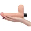 Gode vibrant REAL SOFTEE avec Bourses 14  x 4 cm 