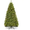 CostwaySapin de Noël Artificiel Pré-éclairé 11 Modes d'Eclairage Sapin...