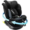 LETTAS i-Size Siège Auto Isofix 360°Pivotant Groupe 0+1/2/3, de la nai...