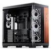 Boîtier PC Jonsbo TK-4 Wood Tour ATX Noir Acier Verre Aluminium Bois