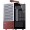 T6 PC Gehäuse, Mini-Tower, Mini-ITX, Tempered Glass, Holz